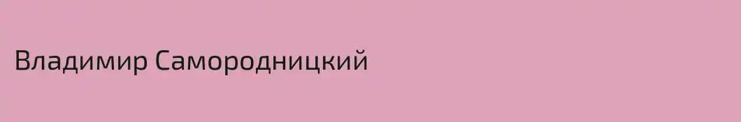 Владимир Самородницкий